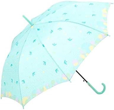 Amazon Co Jp Nissen ニッセン ファッション雑貨 58cmキッズグラスファイバー傘 適応身長130cm以上 女の子 レイン グリーン リトルバード Y ホーム キッチン