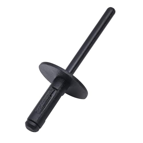 SECLUDE 30 remaches de nailon negro para defensa, cubierta de defensa de arco de rueda, remaches de fijación de expansión, clips de cejas de rueda de repuesto # 51777171004 51747985914 compatible con