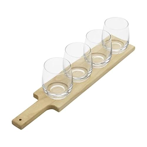 Houdini Flight Board with Stemless Glasses