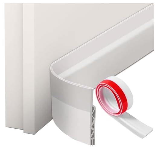OderraBurlete para Puertas de Entrada 100 cm - Aislamiento Acústico y A Prueba de Viento - Ideal para Dormitorios y Puertas Exteriores (Blanco)