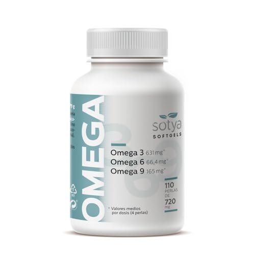 Omega 3-6-9, 700mg, 110 Perlas, Complejo de Ácidos Grasos Esenciales