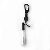 タッチアンドクリーン(カラビナ&リール付き携帯スプレータッチペン) アルコール対応 詰め替え容器