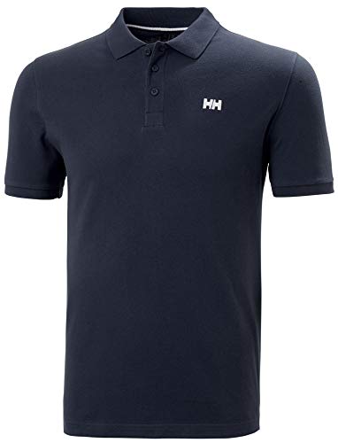 Helly Hansen Homme Transat Polo manches courtes, Navy, M EU