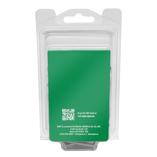 SPAX Tornillos para madera #8 x 2 pulgadas, cabeza wafer para construcción exterior e interior, 80 piezas, Torx T20, alta resistencia a la corrosión miniatura 6