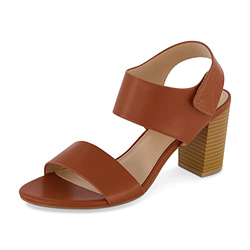 CUSHIONAIRE Women's Talent cut out heel sandal +Memory Foam and Wide Widths Available2