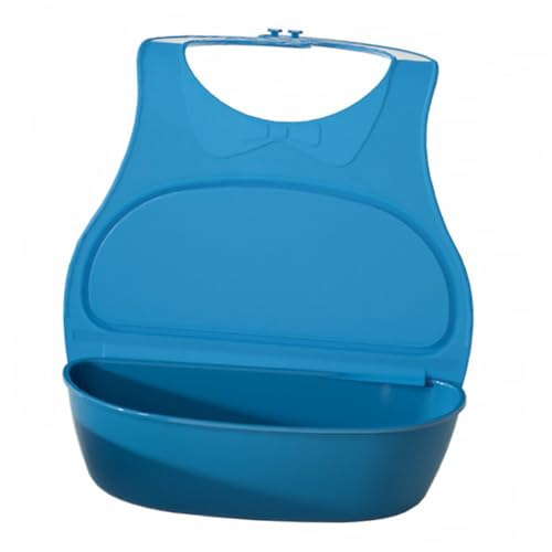 HONITANO 1 Pieza babero impermeable baberos de recien nacido baberos de destete baberos guarderia baberos babero de alimentación babero de dibujos animados gel de sílice Blue
