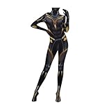 Wakanda 150 - Disfraz de superhéroe negro para mujer, disfraz de Halloween para niños y adultos