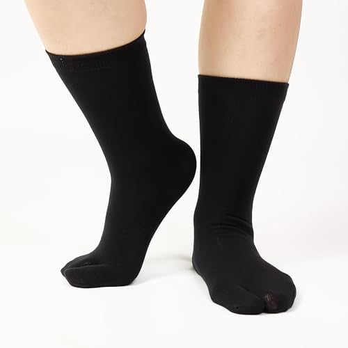 3 Pairs Flip Flop Socks Tabi Split Toe Socks Elastic Cotton Socks for Men Women 6