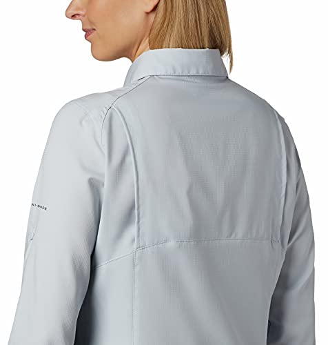 Columbia Women's Silver Ridge Lite Long Sleeve Shirt, Cirrus Grey, Large #TOP2