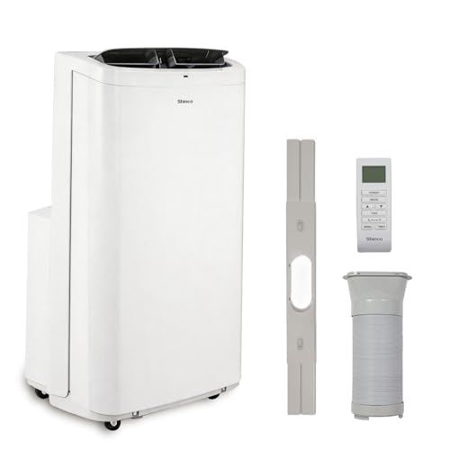 Image of Shinco 14,000 BTU White Portable Air Conditioner with Heater up to 700 Sq. Ft, Ac Heater Combo Window Unit, Portable AC Unit with Dehumidifier & Fan, Cools & Heats,Remote Control and Window Kit