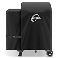 Kipiea 600D Pellet Grill Cover for Pit Boss Lexington, Pro 600 and Tailgater, Waterproof BBQ Smoker Cover, UV Resistant, No Tear, No Fading