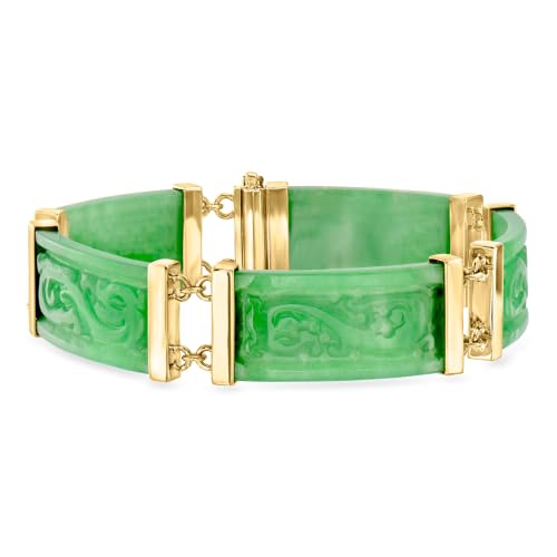 Ross-Simons Jade Dragon Bracelet With...