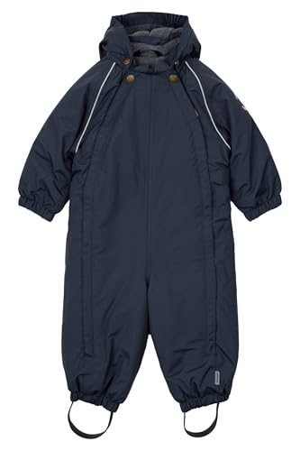 Mikk-line Schneeanzug Baby 98 Blue Nights | Nylon Kleinkinder | Schneeanzüge Für Jungen Und Mädchen | Wasserdicht 20.000 mm