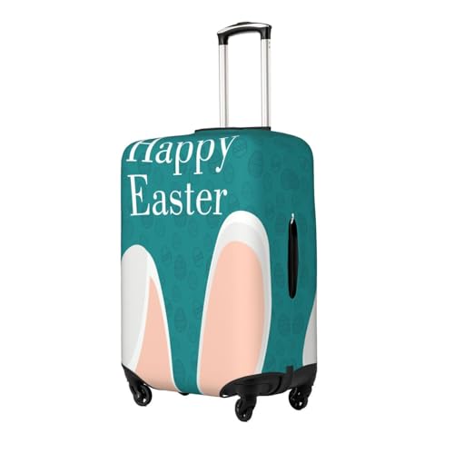 Easter Rabbit Ears Luggage Cover for Suitcase, Suitcase Cover Protector Fit 25-28 Inch Luggage Travel Accessories, L2