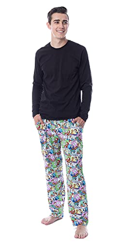 Nickelodeon Mens' Garfield and Jon Classic Comic Strip Lounge Pajama Pants3