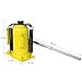 Air/Hydraulic Bottle Jack - 20 Ton/44,029 LBS Capacity, All Welded Construction, 10.2-19.7 Inch Lifting Range, Manual Handle & Air Pump - Ideal for Cars, Pickups, Trucks, RVs, Auto Repair (Yellow)