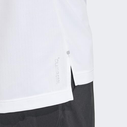 adidas Herren Adi365 Running Climacool Iconic Tank Shirt, White, S – Ansicht 5