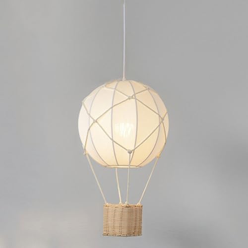 ESIYUVO Lampadario per cameretta dei Bambini Montessori Decorazione Semplice e Creativa per la testiera della Camera da Letto di Bambine e Bambini, a Forma di Mongolfiera