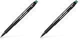 Faber-Castell 152399 - Marker Multimark S, permanent, schwarz, 1 Stück (Packung mit 2)