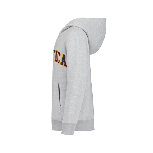 Image of Nautica Boys' Long Sleeve Fleece Full Zip Hoodie, Comfortable, Relaxed Fit