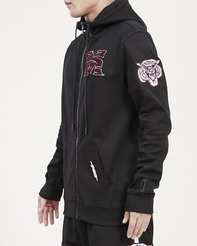Image of Pro Standard Mens College Classic Chenille Cotton Double Knit Full Zip Hoodie