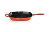 LE CREUSET Sartén skillet cuadrada grill de hierro fundido, 26 cm, Volcanico, 20183260900422 #1