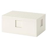 イケア BYGGLEK ビッグレク レゴ ボックス 蓋つき プレイボックス 26x18x12cm 収納ボックス ビルディングボックス お片付け