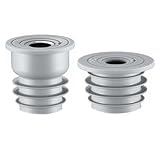 RecDec 2 Pack Washing Machine Drain Hose Seal Plug Odor-Free Silicone Sealing Stopper Cover Cap for Washer Drainage Plumbing Pipe Hole Dishwasher Sewer Blunder Laundry Room Bathroom Kitchen