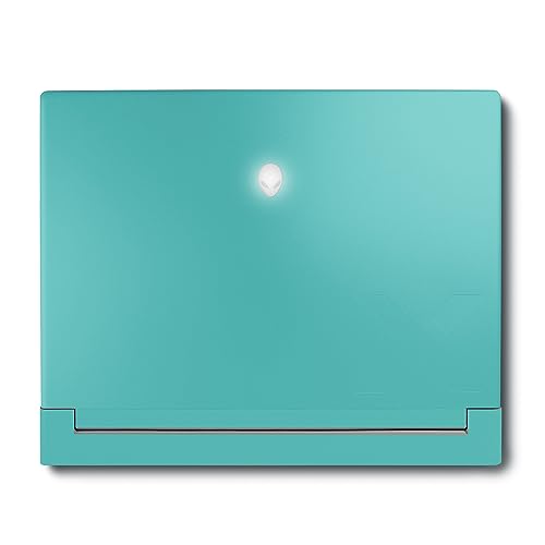 Image of MightySkins Skin Compatible with Alienware X16 R1 (2023) Full Wrap Kit - Solid Turquoise | Protective, Durable, and Unique Vinyl Decal wrap Cover | Easy to Apply & Change Styles | Made in The USA