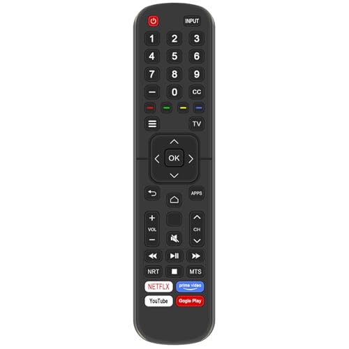 Infrared Replacement Remote Control Applicable for Hisense Smart TV 65H9G 43H5670G 65H6570G 70H6570G 65Q9G 55H78G 58H78G 55H9G 43H78G 50H78G 65H78G 75H78G 85H6510G 85H78G 55H6570G 55H6510G 75H6510G