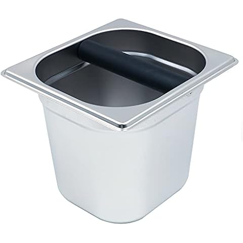 ZONADAH 15 cm Edelstahl-Kaffeeklopfbox Cover