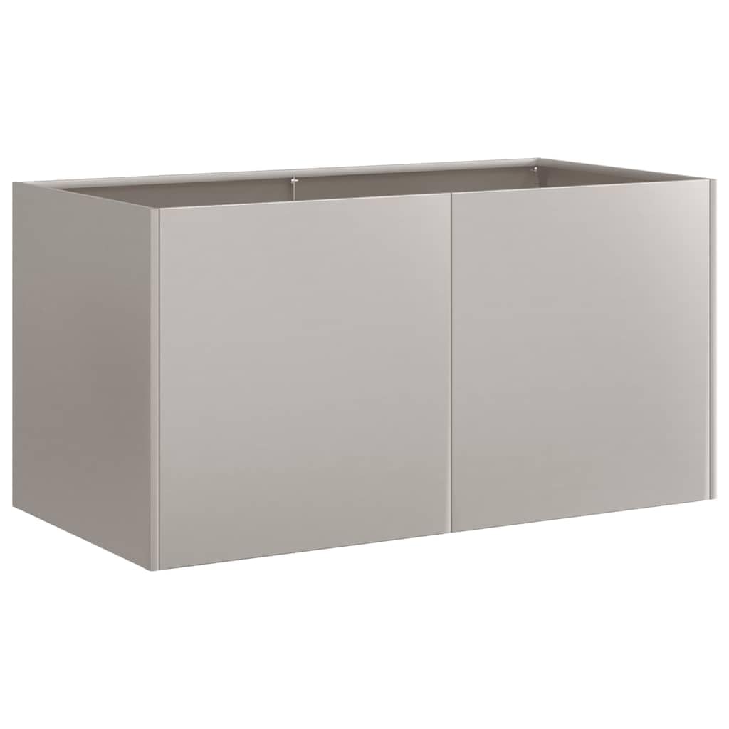 vidaXL Pflanzkübel Rostig 80x40x40 cm Wetterfester Stahl, Pflanzschale, Garten-Garten-Pflanzkübel, Outdoor-Pflanzgefäß, Hochbeet, Pflanzgefäß