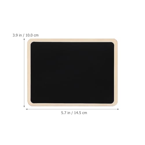 Mini Tableaux Noirs en Bois Effaçables avec Support Stable - 2