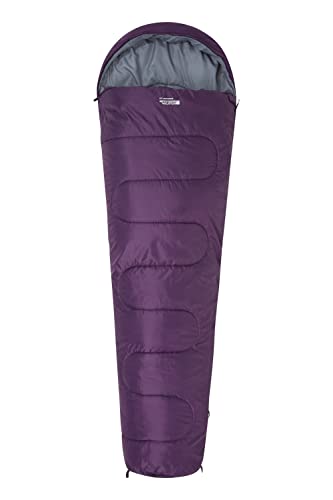 Mountain Warehouse Sleeping Bag - Basecamp 250 - Camping Spring Summer Season Lightweight Compact - For Spring Summer, Camping & Trekking