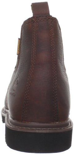 Carhartt Men's 4" Romeo Waterproof Breathable Non Safety Toe Pull-On Boot CMS4100, Dark Brown Oil Tanned, 13 W US - Thumbnail 2
