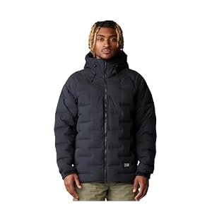 Mountain Hardwear メンズ ストレッチダウンパーカー、ブラック、XXL"