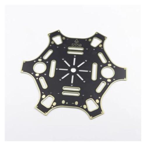 1PCフレーム修理アクセサリーPCB浸漬金基板上部と下部プレートドローンクワッドコプターF330 / F450 / F550 / S500 / S550用(S550 lower plate)