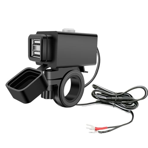 CENPEK Motorrad USB Ladegerät Qc3.0 Dual USB Schnellladegerät Wasserdichtes USB Ladegerät Für Yamaha Suzuki Kawasaki Harley Utv ATV 4 Wheeler Polaris Honda