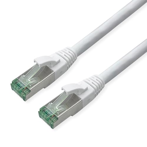 ROLINE RM Patchkabel Kat.6A S/FTP (PiMF), weiß, 5 m