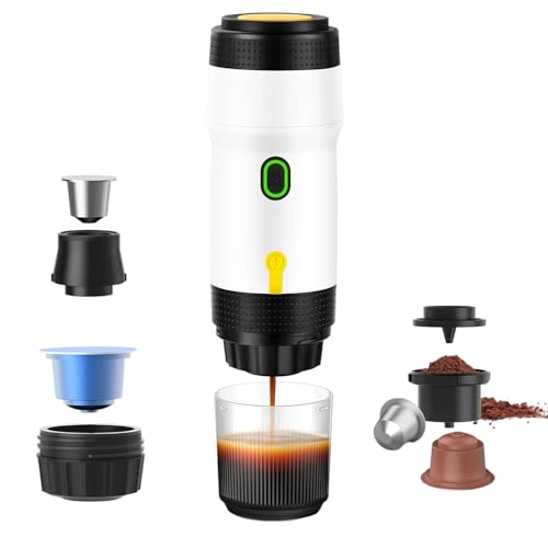 Imagen de Jenmayt 3 en 1cafetera eléctrica portátil de café espresso