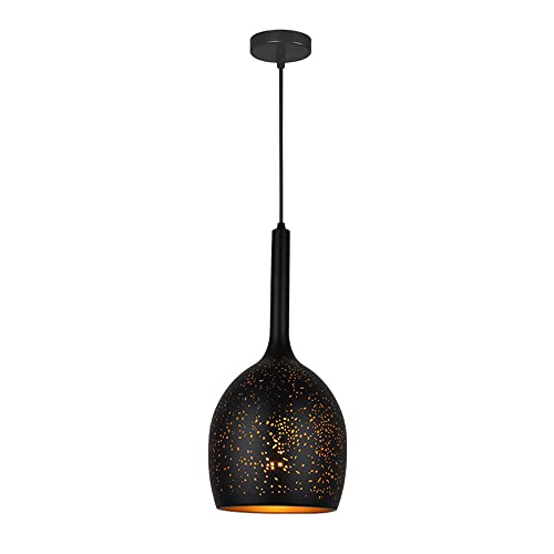 Lustre rétro E27 suspension industrielle en fer pour éclairage décoratif de cuisine