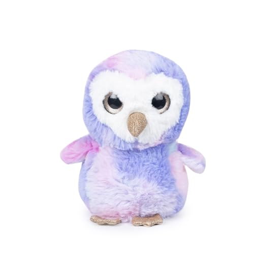 Image of Penny Shiny is Miny Series, Owl, Plush Soft, Toy Cute Kids, Sparkly Eyes, Birthday Animal Baby Boys /Girls (Purple)