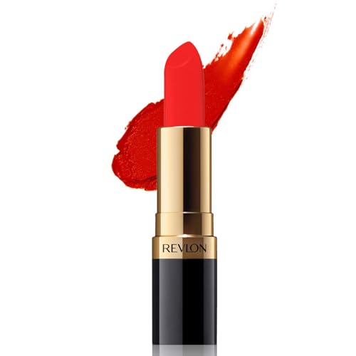 Image of REVLON Super Lustrous Matte Lipstick, 80% Conditioning Ingredients, intance color, Waterproof, Long-Lasting, 100% Vegan Lipstick, Really Red (006), 4.25 gm