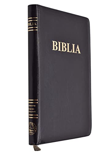 Romanian Large Print Bible, Cornulescu, Leather Zipper