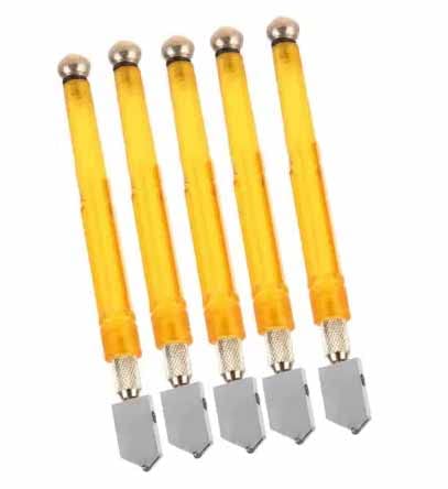 YADAV5PCS Professional Glass Cutter Tungsten Carbide Tip Precision Cutting Tool Tiles