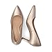 Journee Collection Womens Scylee Stiletto Heel Dress Pumps Cushioned Slip On Pointed Closed Toe Fashion Shoe Champagne, 7 Wide