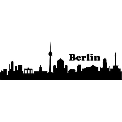 Samunshi Berlin Skyline Wall Sticker 30x9.4cm Cover