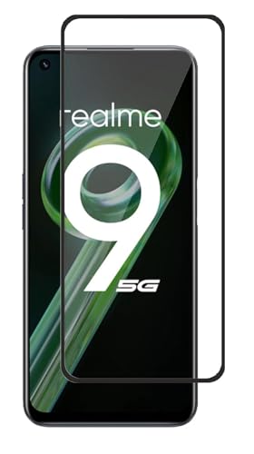 Image of HD Tempered Glass Screen Protector Compatible For Realme 9 5G With Edge To Edge Coverage And Easy Installation Kit