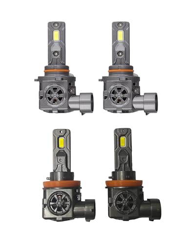 Termitor H11 9005 Off Road Lights Bulbs for Fog or Rain, Plug and Play, Replacement Lens, Pack of 2