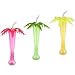 Produktbild SM SunniMix 3X Kunststoff Trinkbecher Trinkflasche Getränkebecher mit Palme Form für Weihnachten Cocktail und JGA Party